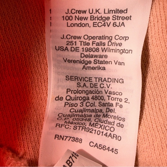 J Crew Short Sleeve Textured Sweatshirt Size Small - Picture 5 of 6